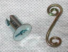 Racex-F Flush Head Stud and S-Spring Receptacle