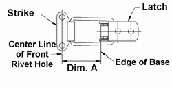 Contact Dimension Drawing with Parts Identification